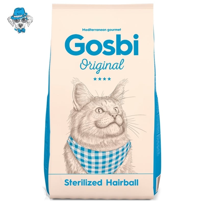 Gosbi- גוסבי היירבול סטריליז לחתול 3 ק"ג