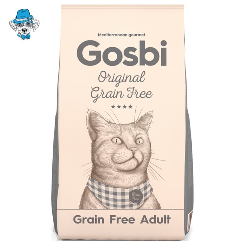Gosbi- גוסבי ללא דגנים לחתול בוגר 3 ק"ג