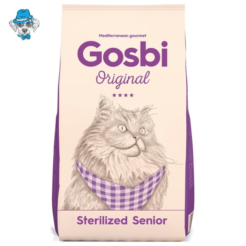 Gosbi- גוסבי סטריליז סניור לחתול 3 ק"ג