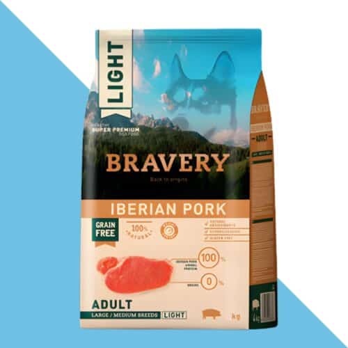 ברייברי חזיר לייט לכלב בוגר 12 ק"ג היפואלרגני Bravery