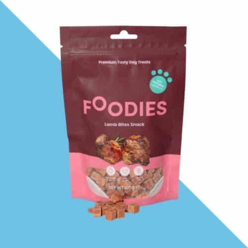 חטיף פודיס נגיסי כבש ודג קוד 80 גרם FOODIES