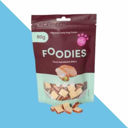 חטיף פודיס נגיסי סנדוויץ ברווז 80 גרם FOODIES