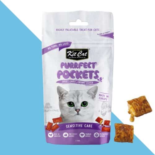 קיט קט חטיף כריות לחתול- סנסטייב קייר 60 גרם Kit Cat