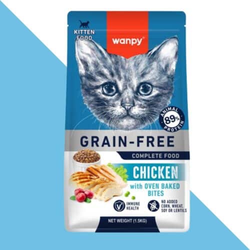 וונפי קיטן עוף מזון יבש ללא דגנים | 1.5 ק"ג Wanpy