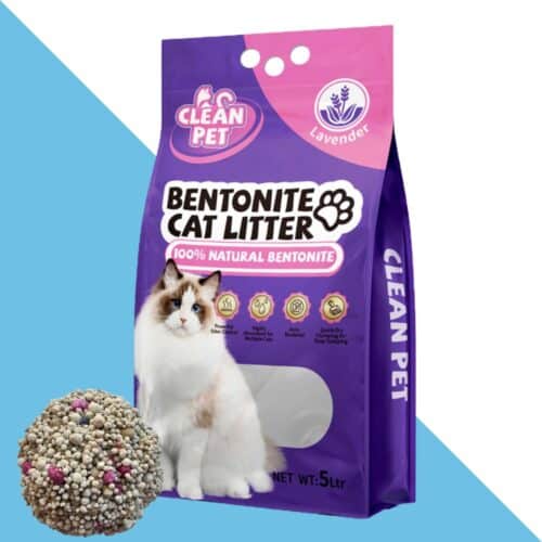 חול מתגבש איכותי לחתול בניחוח לוונדר קלין פט | 10 ל' Clean Pet