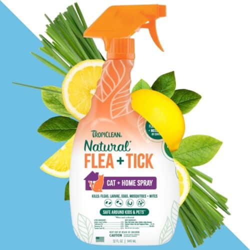 טרופיקלין תרסיס טבעי נגד קרציות ופרעושים לחתולים ולבית 946 מ"ל