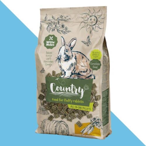קאנטרי מזון פרימיום לארנבים הכל באחד 2 ק"ג Witte Molen