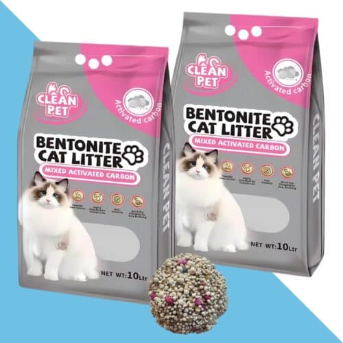 2 יח' חול מתגבש איכותי לחתול בתוספת פחם פעיל קלין פט | 20 ל' סה"כ