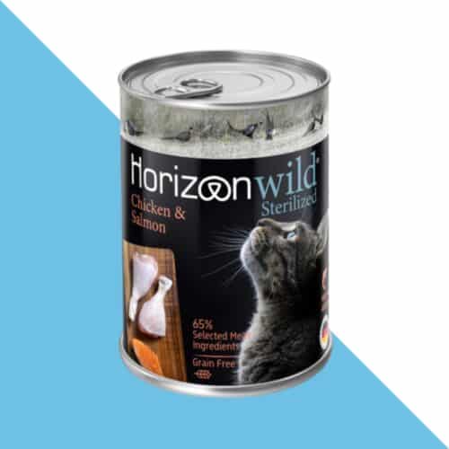 הורייזן WILD פטה איכותי לחתול מסורס - עוף וסלמון  400 גרם Horizon