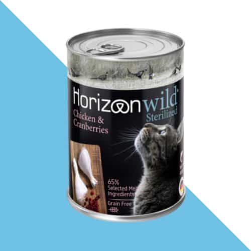 הורייזן WILD פטה איכותי לחתול מסורס - עוף וחמוציות 400 גרם Horizon