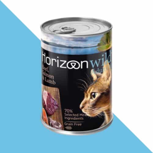 הורייזן WILD פטה איכותי לחתולים - בקר,סלמון וכבש 400 גרם Horizon