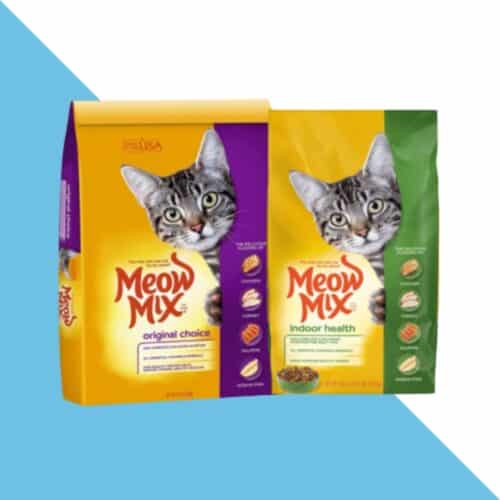 2 שקי מזון לחתולים מיאו מיקס 1.4 ק"ג מגוון טעמים Meow Mix