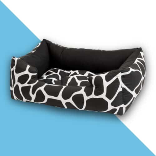 פטס פרוג'קט מיטה עמידה מכותנה לכלב ולחתול- שחור לבן 4 מידות pets project