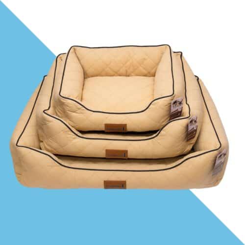 מיטה פאשיין פלוס לכלבים - צבע בז' 51/45 ס"מ