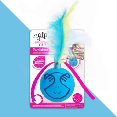 צעצוע אינטרקטיב לחתולים כדור חשמלי עם נוצה  | AFP