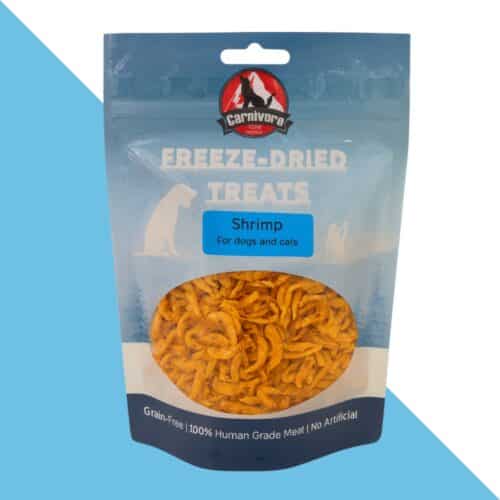 קרניבור חטיף טבעי מיובש בהקפאה- שרימפס 40 גרם