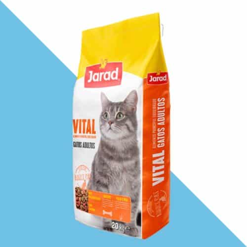 ג’ארד ויטל מזון חתולים בוגרים עוף ובקר - צבע אחד 20 ק”ג JARAD
