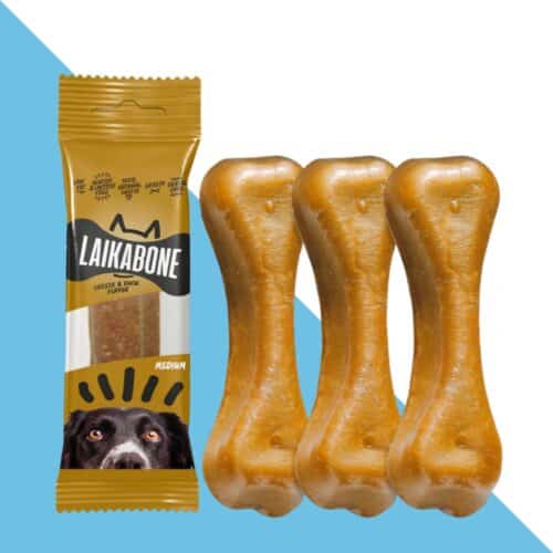 ליקה בון עצם גבינה וברווז חזקה במיוחד 65 גרם LAIKA BONE M