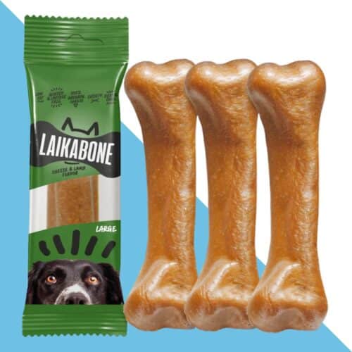 ליקה בון עצם גבינה וכבש חזקה במיוחד 91 גרם LAIKA BONE L