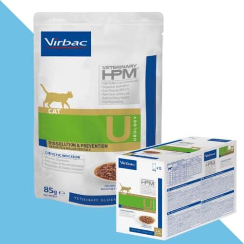 פאוץ' וירבק U יורינרי רפואי לחתולים עם בעיות במערכת השתן 85 גרם VIRBAC