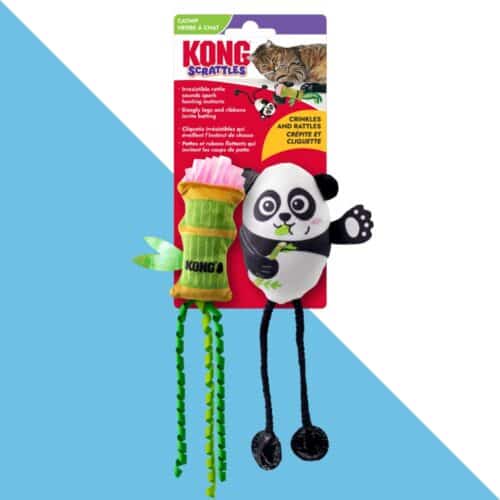 צעצוע לחתול קונג פנדה + במבוק KONG