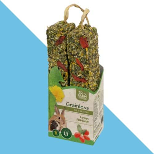 תוסף תזונה מקלות לבריאות הפרווה למכרסמים עם גוג'י ברי 140 גרם JR FARM