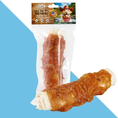 בלו וואלי רול עור בקר בציפוי עוף - 1 יחידות 180 גרם blue valley