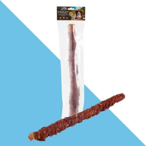 בלו וואלי רול עור בקר מעושן בציפוי ברווז - ענק 220 גרם blue valley