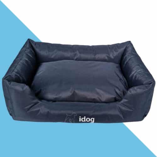 מיטה דוחת נוזלים עמידה לכלב גדול - כחול נייבי 95/75 ס"מ IDOG