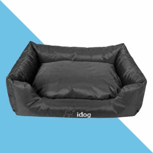 מיטה דוחת נוזלים עמידה לכלב גדול - שחור  95/75 ס"מ IDOG