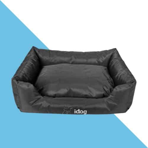 מיטה דוחת נוזלים עמידה לכלב גדול - שחור 70/55 ס"מ IDOG
