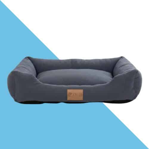 מיטה מלבנית מפנקת לכלב בינוני-גדול - אפור 90/70 ס"מ O&B