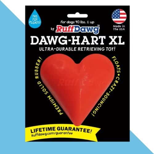 ruff dawg לב עמיד עם אחריות לכל החיים - גדול