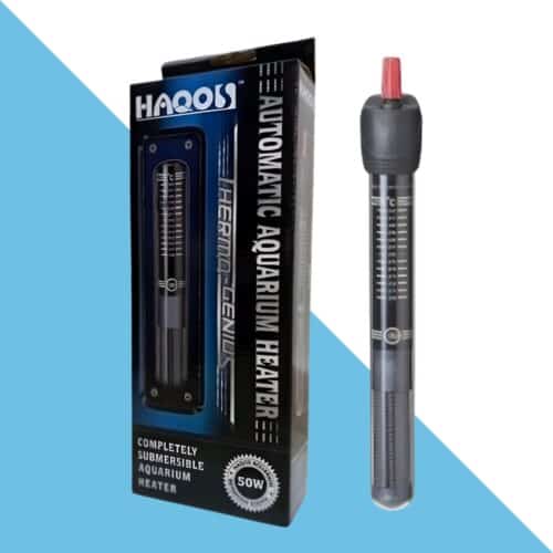 גוף חימום 50W הקוס לאקווריום 30-60 ליטר HAQOS