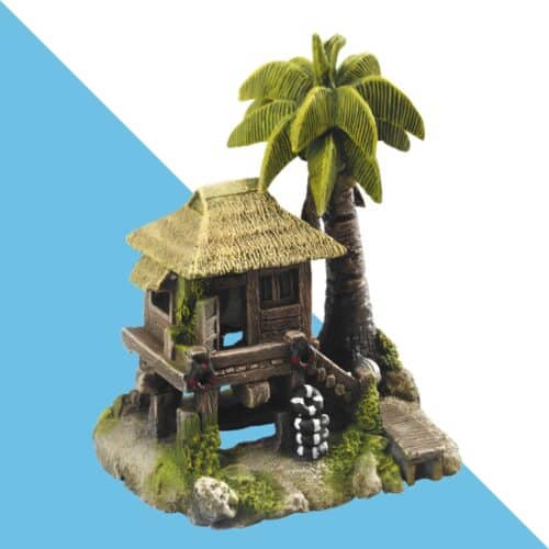 דקורציה לאקווריום אי טרופי | 3 | 19.5/15/22.7 ס"מ