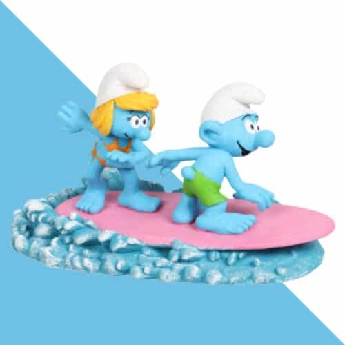 דקורציה לאקווריום הדרדסים גלישה על המים 15.9/8.2/8.9 ס"מ