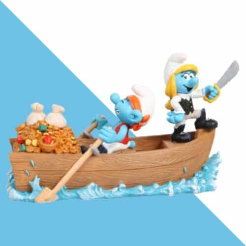 דקורציה לאקווריום הדרדסים שודדי ים על המים 18.7/8.2/10.8 ס"מ