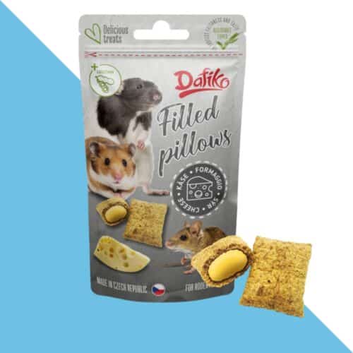 חטיף כריות גבינה למכרסמים וארנבים 40 גרם Dafiko
