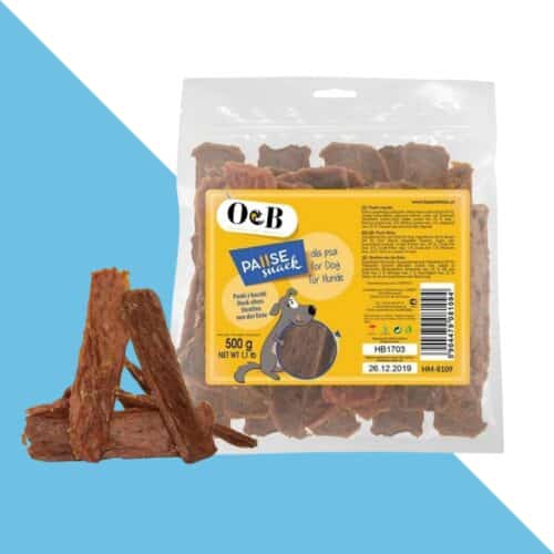 חטיף פרוסות ברווז 500 גרם O&B