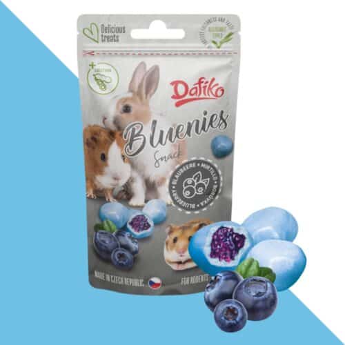 חטיפוני אוכמניות למכרסמים וארנבים 50 גרם Dafiko