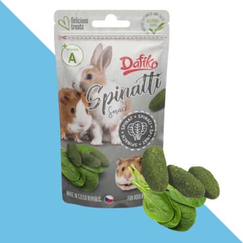 חטיפוני תרד למכרסמים וארנבים 50 גרם Dafiko