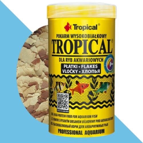 טרופיקל B דפים מזון צף לדגים אוכלי כל וטורפים 1000 מ"ל TROPICAL (77026)