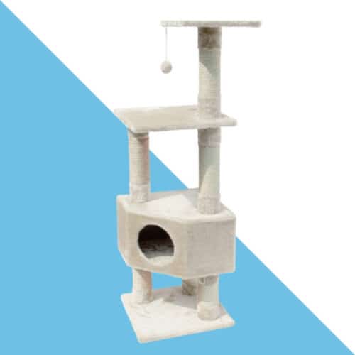 מתקן גירוד קלאסיקט לונה 40/40/135 ס"מ - לבן (0189ב)