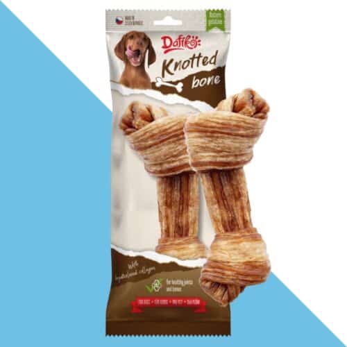 עצם קשר עם קולגן לכלבים - 25 ס"מ Dafiko