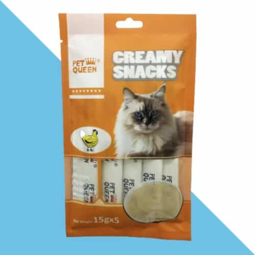 פט קווין שלוקים לחתולים עוף וכבד 75 גרם