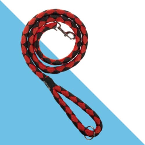 פטס פרוג'קט רצועה קלועה L עבה במיוחד – אדום 1.5 מטר