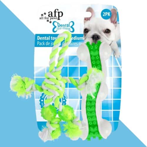 צעצוע עצם דנלטי קומבו בינוני + חבל - AFP