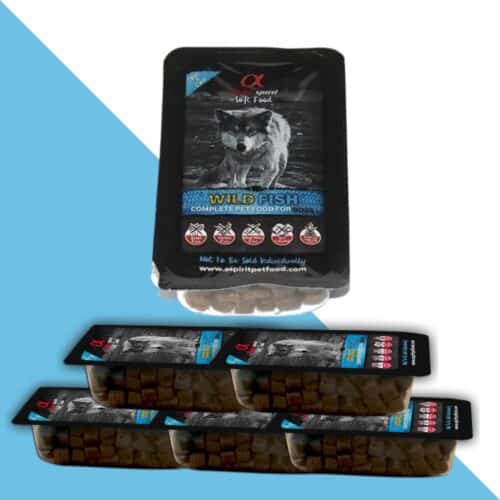 10 יח חטיף אלפא ספיריט דגי בר לכלב 200 גרם Alpha Spirit