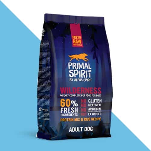 חטיף ומזון פרימל ספיריט ווילדרנס בשרים טריים 1 ק"ג Primal Spirit