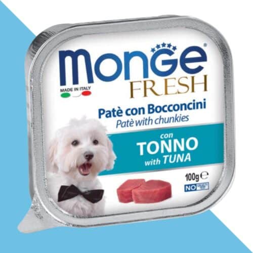 מונג' פרש שימורי פטה טונה לכלב 100 גרם Monge